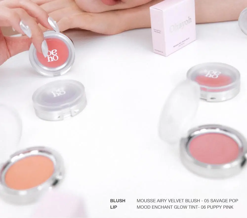 [NEW] 오헤이오 무스 에어리 벨벳 블러쉬 2.1g 8colors 택1 상세페이지 32